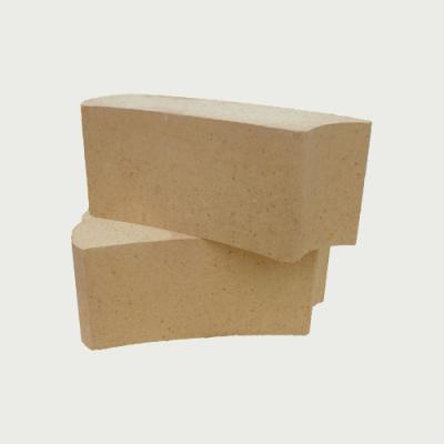 China High Temperature resistance High Alumina Brick Curved Arched Fire Brick Insulating Fireclay Refractory For furnace for sale