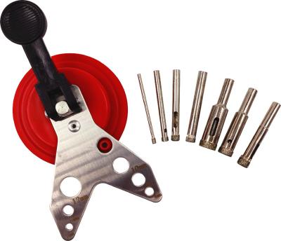 China Stainless Sucker ABS Drill Hole Locator for Glass drilling marble granite stone for sale