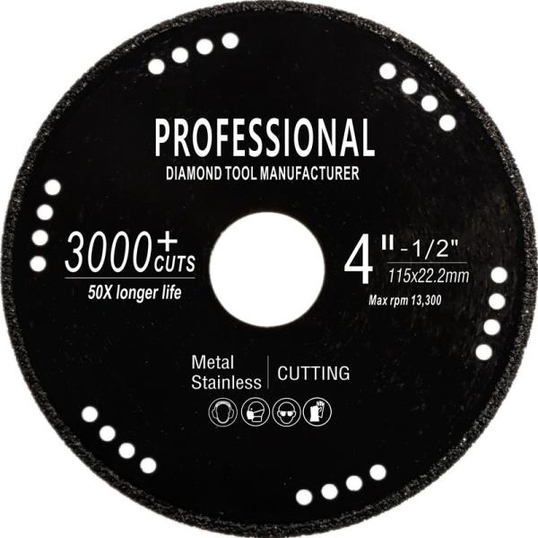 Quality 180mm Stainless steel cutting disc diamond saw blade durable 3000cuts for sale