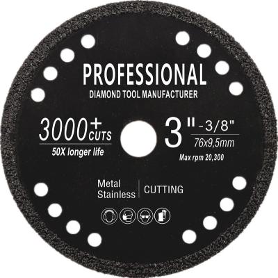 China 76mm 3”Metal cutting multifunctional saw blade for stainless steel diamond disc à venda