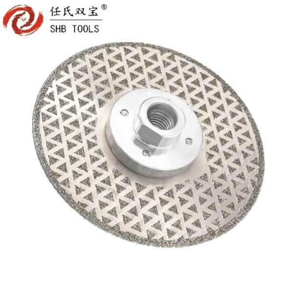 Quality 5" Electroplated Diamond Saw Blade 125MM For Glass Stone Marble Ceramic Granite for sale