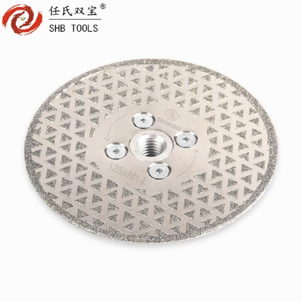 Quality 4.5" 115MM Electroplated Diamond Saw Blade For Cutting And Grinding Glass Stone for sale