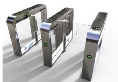 China Safety Electronic Turnstile Barrier Gate 1.2s Opening / Closing Time for sale