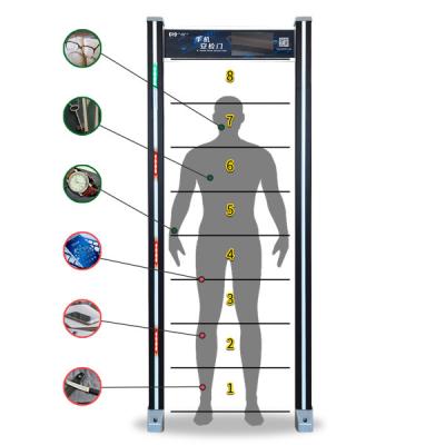 China Mobile Phones Walk Through Metal Detector Frame Gate Automatic Calibration for sale