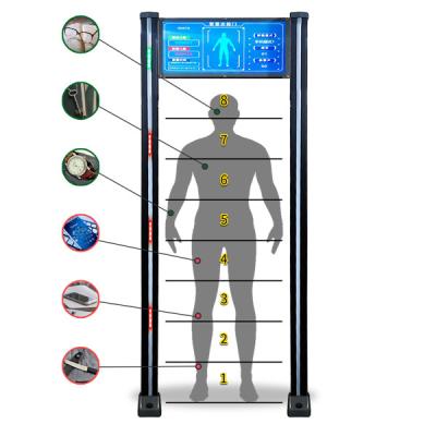 China Multi-prevention zone technology Prohibited goods cell phone security gate for sale