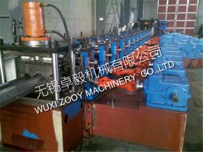 China high speed Freeway Guardrail Roll Forming Machine with Hydraulic Decoiler for sale