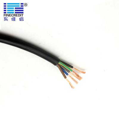 China VDE CE Flexible Electric Wire , 318-Y / H05VV F 5×0.75 Sq PVC Sheathed Cable for sale