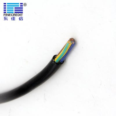 China maestro Flexible Cable do PVC de 5G 0.5mm2 multi, cabo elétrico Calibre de diâmetro de fios de H05VV-F à venda