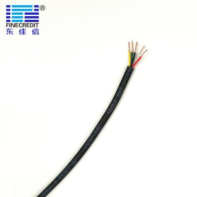 China Cable eléctrico flexible del cloruro de polivinilo, cable MM2 de H03VV-F 3g 0,75 en venta