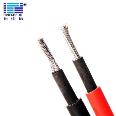 China Certificado solar del cable H1Z2Z2-K PV1-F 1X6 TUV de 1.5KV 4mm2 en venta