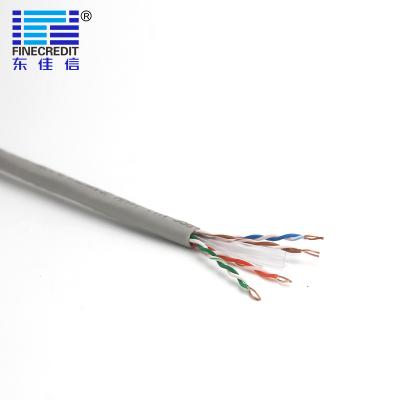 China Oxygen Free HCCA Ethernet Lan Cable 24AWG 8 Cores Flexible for sale