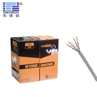 China Cat6 red Lan Cable 4 pares de los 305m del cable UTP FTP SFTP de la red en venta