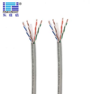 China Cable de Ethernet de Cat6 FTP el 1000ft, 23AWG porque alambre de Single Core Copper del conductor en venta