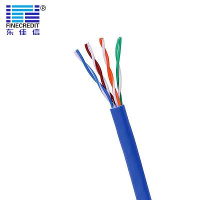 China CCA 24AWG Computer Lan Cable, 4 Paren van FTP Cat5e de Vastgelopen Kabel Te koop