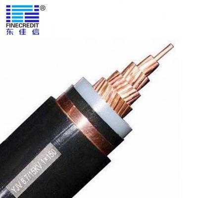 Chine bande en acier moyenne de cable électrique de tension du noyau 33kv 3 blindée à vendre