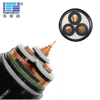 China Cable medio del franco Xlpe del voltaje, cable de transmisión industrial de N2XRY STA 12-20KV a IEC 60502 en venta