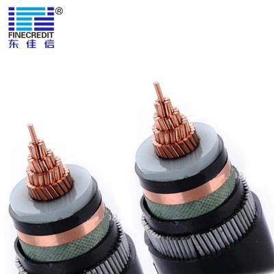 China 300mm2 Armoured Xlpe Cable , YJV22 8.7/15KV N2XRY STA 3 Core Insulated Power Cable for sale