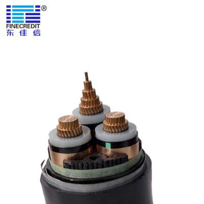 Chine Utilisation souterraine blindée de HT de YJV22/YJV de la ceinture en acier à haute tension N2XRY STA de cable électrique à vendre