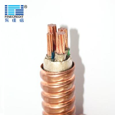 China YTTW RTTZ Flame Retardant Power Cable , 3×70+1×35MM2 Metallic Sheath Halogen Free Wire for sale