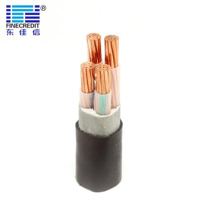 China Subterráneo certificado del voltaje ROSH del cable 0.6-1kv del PVC/de la SWA de 2,5 milímetros en venta