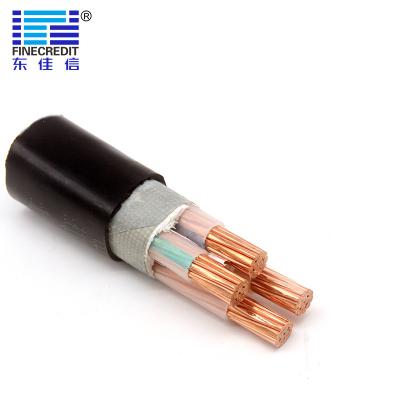 China YJV22 N2XRY STA Low Voltage Power Cable 4x300mm2 Steel Tape Armored Halogen Free for sale