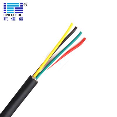 China AWM2464 22AWG 3Cores Multi Conductor Shielded Cable PVC Insulated Power Cord Control Cable for sale