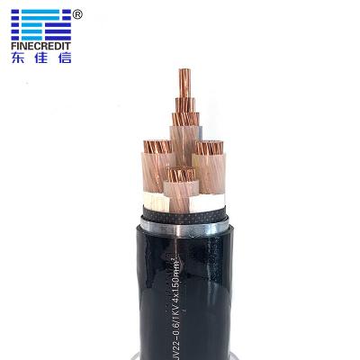 中国 1KV鋼鉄テープ装甲電気ケーブルの銅のコンダクターXLPEの絶縁材 販売のため