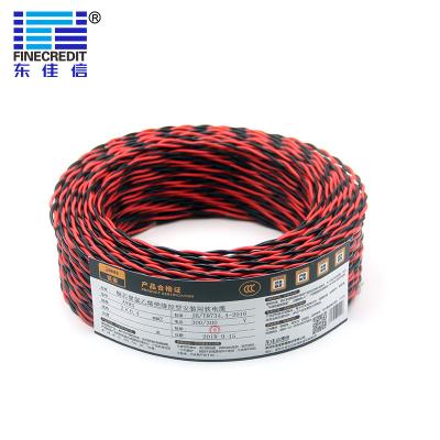 Китай Двойной Pvc изолировал низшее напряжение кабеля Xlpe меди RVS 2*1.5 для конструкции продается