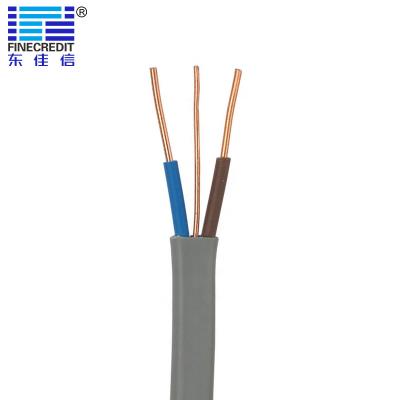 China 6242y 2.5 mm 100m Pure Copper Electric Wire Cable Flat PVC Insulation for sale