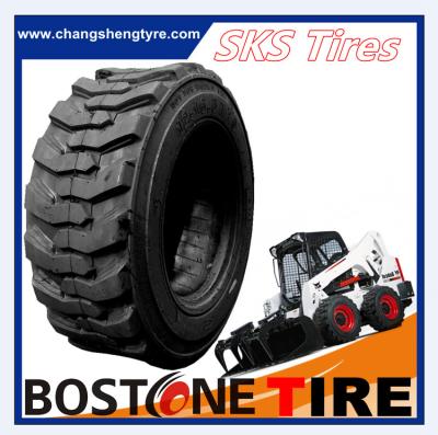 China High performance industrial skid steer tires 10-16.5nhs tyres with deep tread for sale