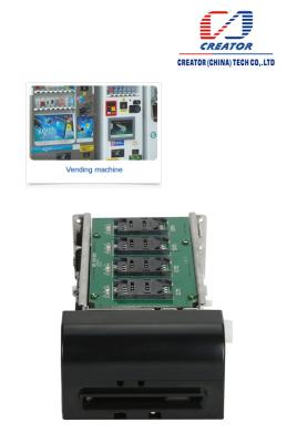 China Manual Hybrid Half Insert IC Card Reader For Kiosk / Magnetic Bank Card Reader for sale