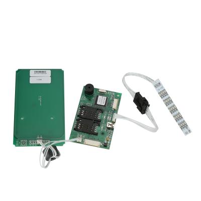 중국 자석 RFID 카드 판독기 은행을 위한 전속도 13.56 MHz 동작 주파수 USB2.0 판매용