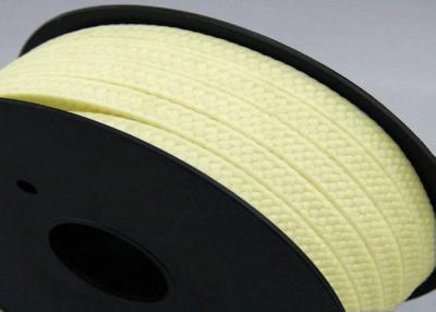 China Casquillo de empaquetadura trenzado de la fibra durable de Aramid para las válvulas y el sello de las bombas en venta
