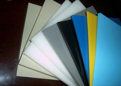 China Smooth Or Sand Surface Blue Colored Plastic Sheet For Chemical Industry Light Density for sale