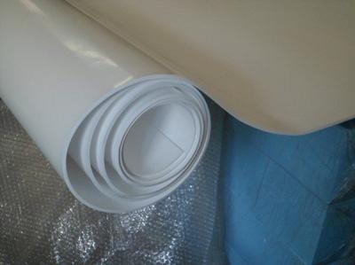 China 70shore A Colored Plastic Sheet Expand PTFE Sheet For Pharmaceutical , Chemical for sale