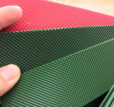 China 1 Ply Green Pvc Conveyor Belt Material Industrial For Tobacco Making for sale