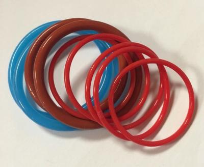 China Various Sizes 10 Bar Red Silicone O Rings 30-60% Compression Set -60°C To +260°C for sale