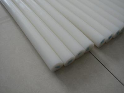 China Low Temperature Tenacity Nylon Plastic Rod , 1 - 2m Length HDPE PE Bar for sale
