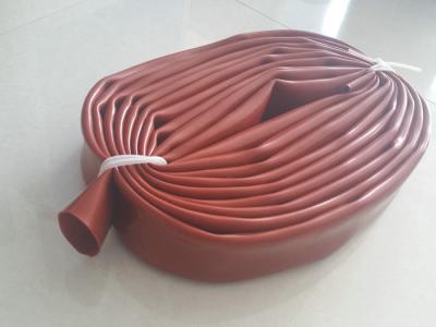 China Red Silicone Sleeve Silicone Tube Extrusion For Corona Roller Maximum 2m length for sale