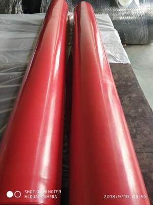 China 22Mpa Pink Red Gum Rubber Sheet / Para Rubber Sheet 35-40Shore A Hardness for sale
