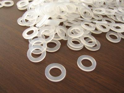 China Customized Size Food Grade Silicone Washers , Closed Cell Silicone Foam Gasket for sale