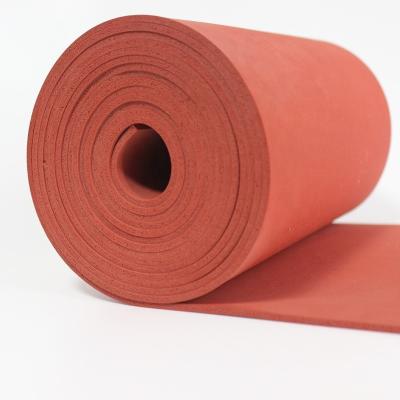 China Close Cell Silicone Rubber Sheet Impression Fabric Surface 0.5 - 1.0g/Cm3 Density for sale