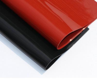 China Red, Black Silicone Sheet, Silicone Rolls Sized 1-10mm X 1.2m X 10m for sale