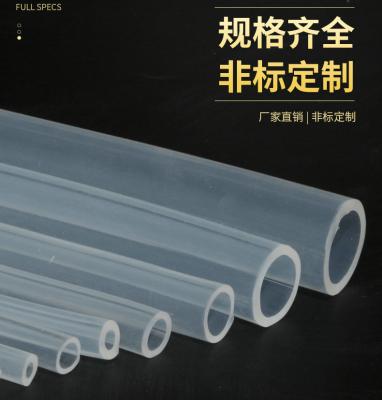Chine Tuyau translucide de silicone de catégorie comestible, tube de silicone, tuyauterie de silicone à vendre