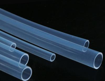China Manguera transparente del silicón de la categoría alimenticia, tubo del silicón, tubería del silicón en venta