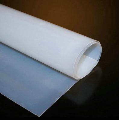 China Translucent Color 3 Mm Thick Silicone Sheet Rolls Fabric Reinforced High Temperature for sale