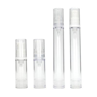 China Lotion Airless Pump Bottles Plastic Cosmetic Spray Bottle 5ml 10ml 15ml for sale