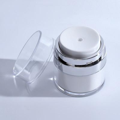 中国 30ml 50ml Refillable Luxury Airless Pump Jar For Cream Foundation 販売のため