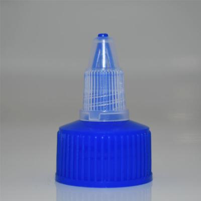 China Cosmetic Dispensing Caps Black Twist Top Cap 20/410 24/410 for sale