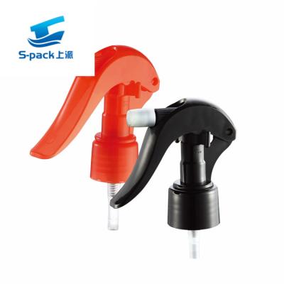 China 24/410 Plastic Mist Pump Sprayer Nozzle Black Mini Trigger Sprayer à venda